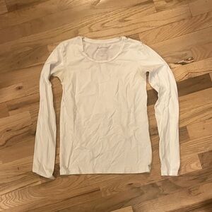 Organic Basics Cream Long Sleeve Top